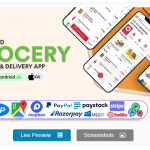 GoGrocer v1.13.0 - Grocery Vegetable Store Delivery Mobile App with Admin Panel