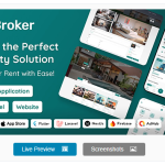 eBroker v1.2.2 - Real Estate Property Buy-Rent-Sell Flutter app with Laravel Admin Panel
